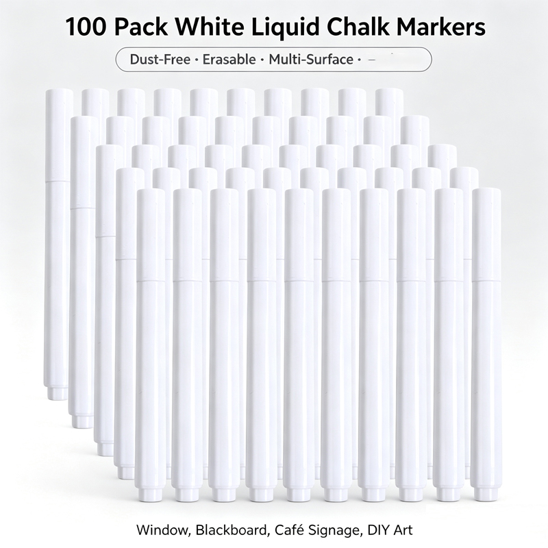 Whiteboard Marker Set - Caneta de Giz Líquido Apagável 3-100