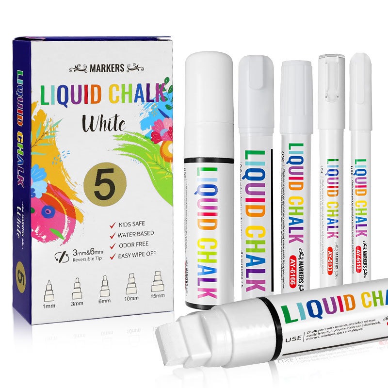 5 pçs/set Marcadores de Giz Br - Whiteboard Marker Set avaliação e preço