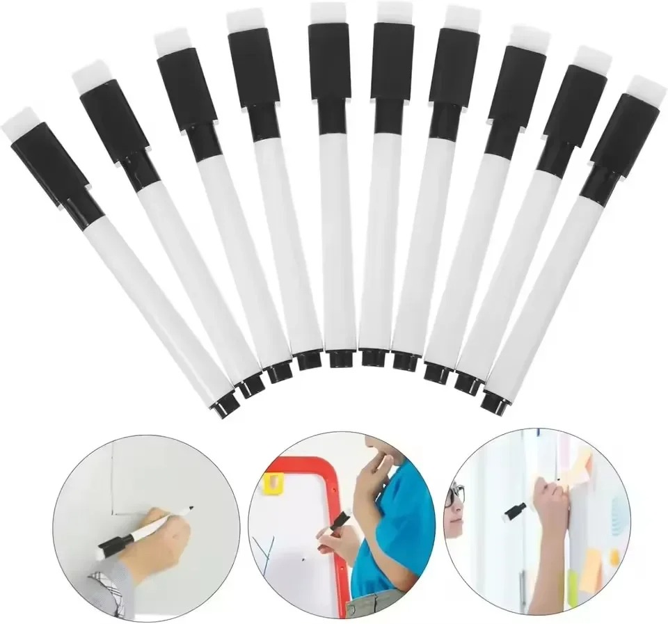 Marcadores Magnéticos Pretos p - Whiteboard Marker Set avaliação e preço