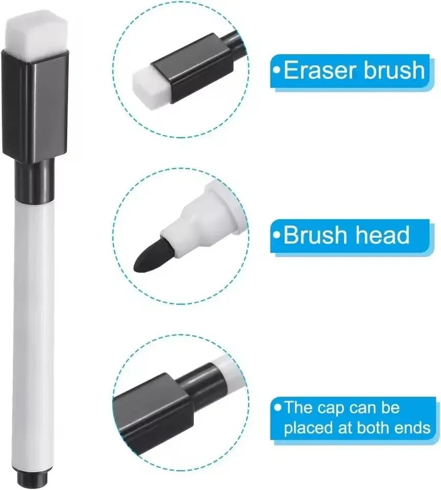 Marcadores Magnéticos Pretos p - Whiteboard Marker Set avaliação e preço
