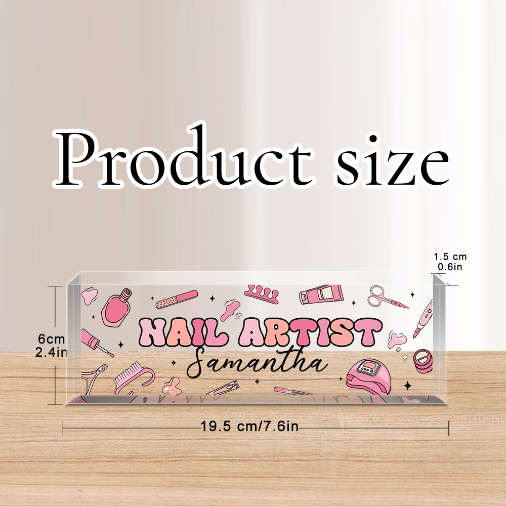 Placa de Nome Personalizada em - Desk Name Plate avaliação e preço