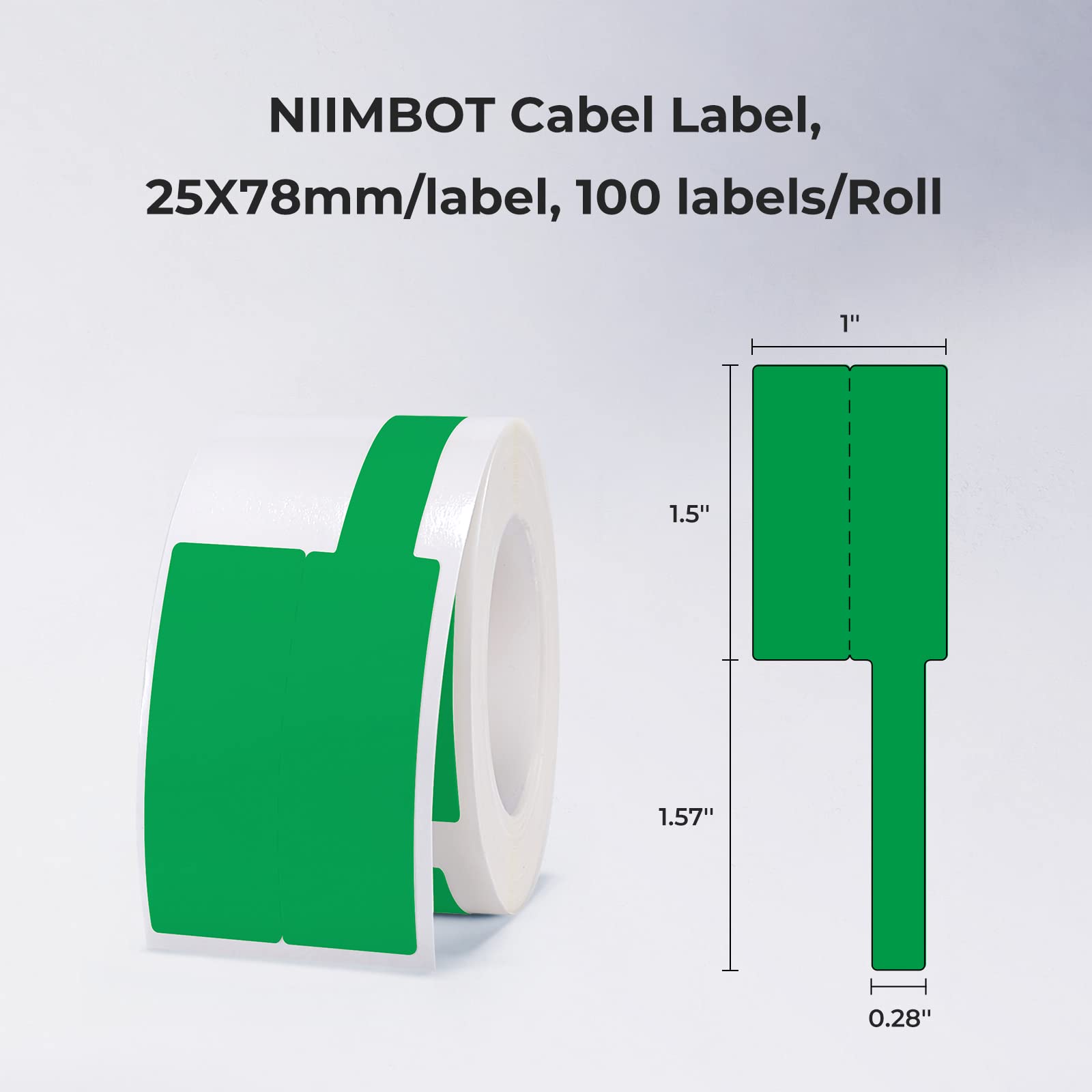 Etiquetas de cabo coloridas Ni - Label Printer Tape avaliação e preço