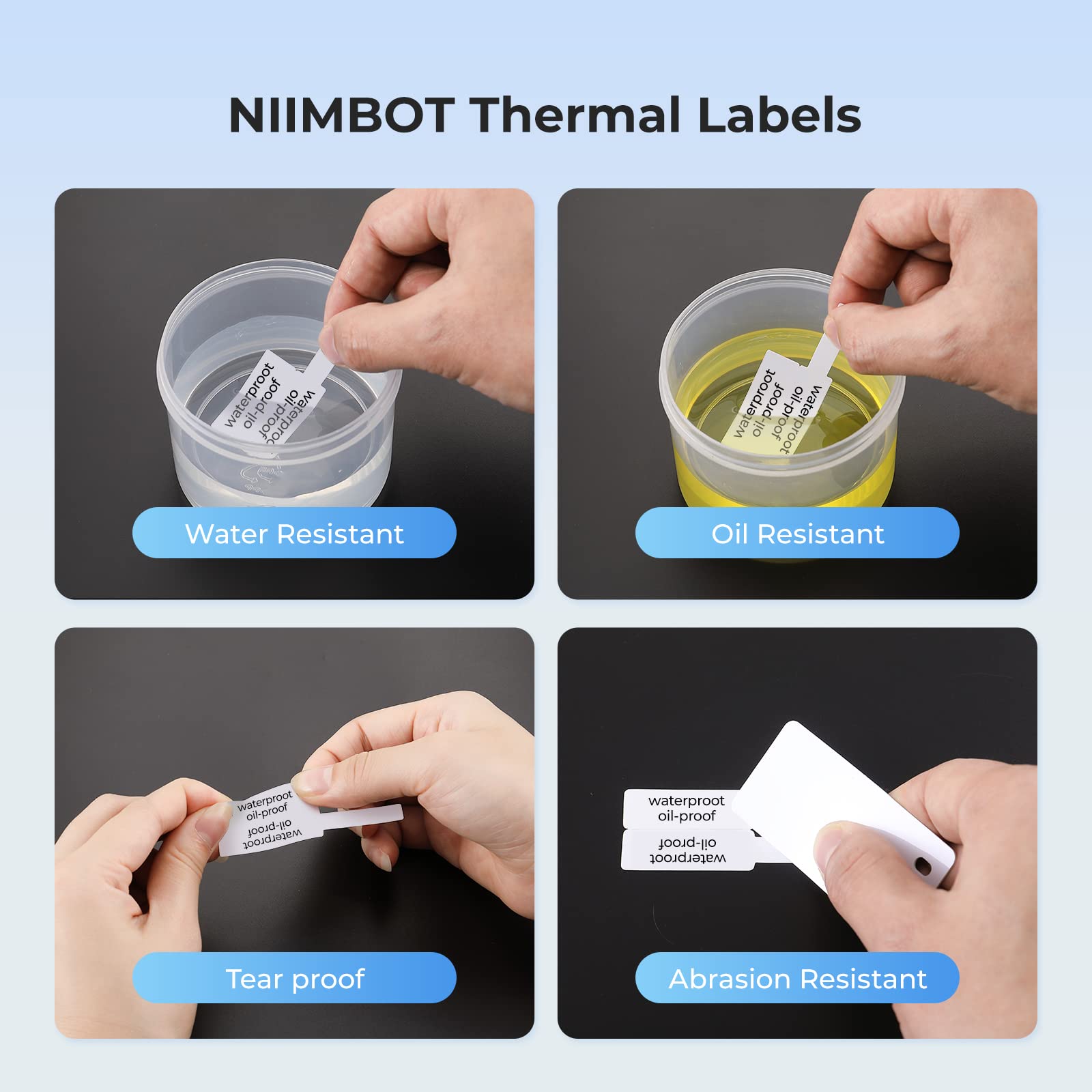 Etiquetas de cabo coloridas Ni - Label Printer Tape avaliação e preço
