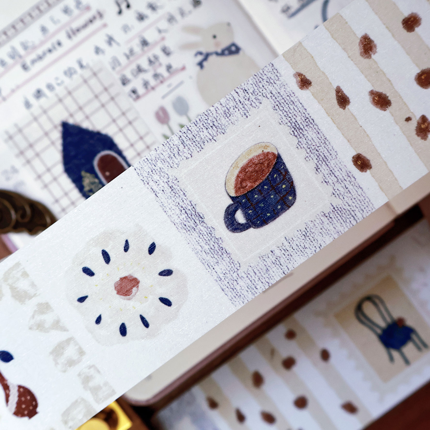 YiEr Studio Vintage Old Melody - Washi Tape Set avaliação e preço