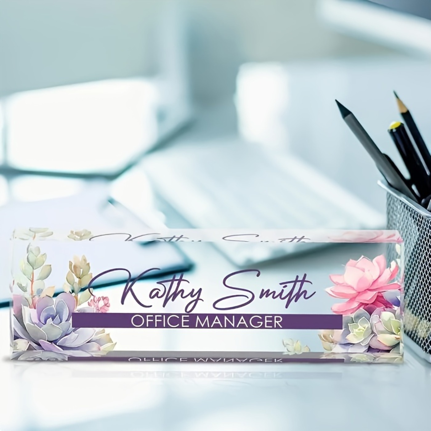 Placa de Nome Personalizada em - Desk Name Plate avaliação e preço